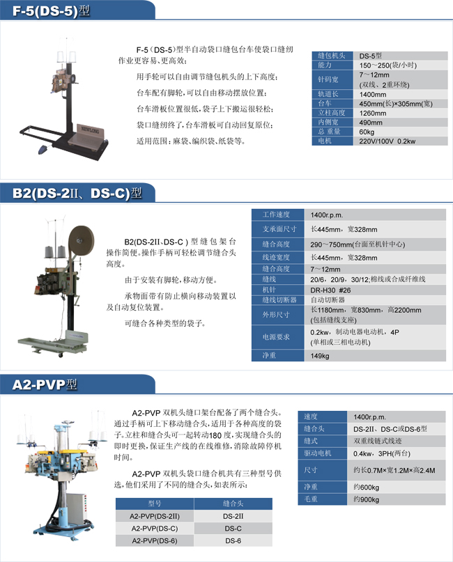 A系列袋口缝包架台